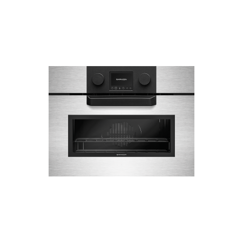 Barazza Compact built-in combined steam oven ICON STEEL 1FEVSVC 60 cm satin stainless steel finish