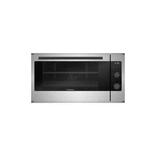Barazza Compact built-in multiprogram oven CITY STEEL 1FCYP9 90 cm satin stainless steel and black finish