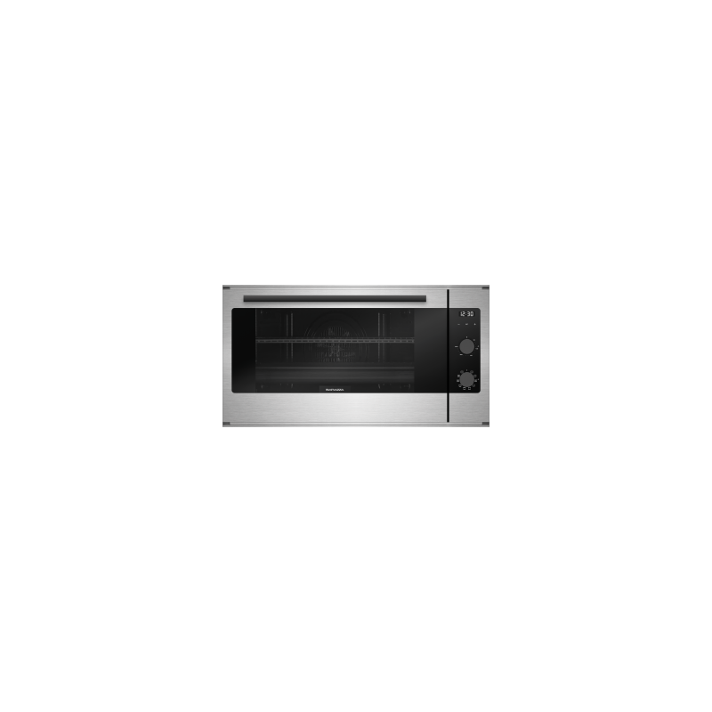  Barazza Four compact multiprogrammes encastrable CITY STEEL 1FCYP9 90 cm en acier inoxydable satiné et finition noire