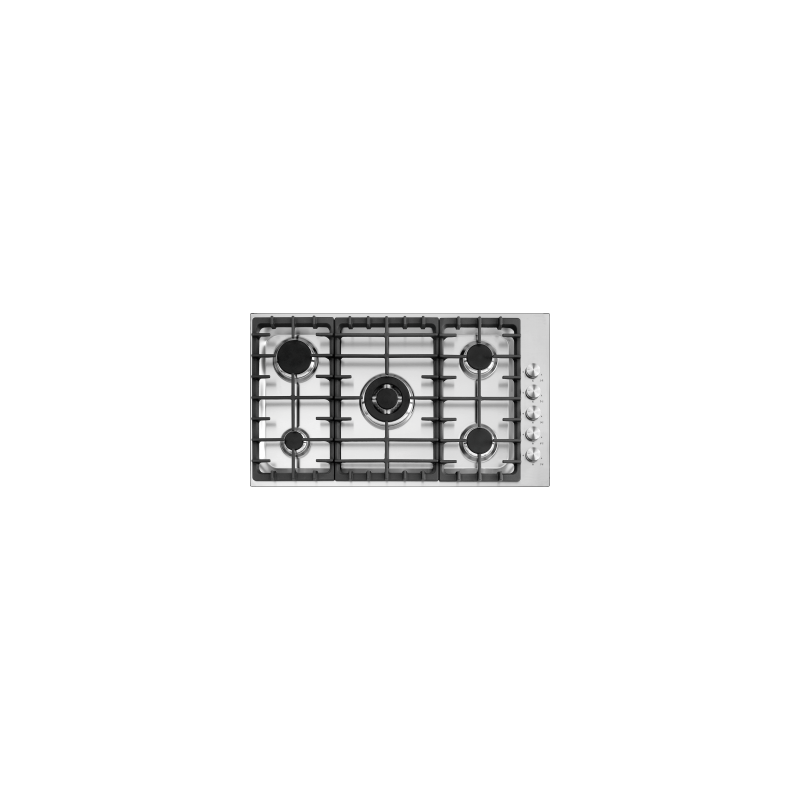  Table de cuisson gaz Barazza OFFICINA 1POF90 90 cm finition inox satiné