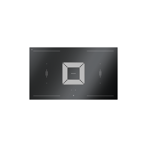 Barazza Piano cottura a induzione con cappa integrata ZERO PLUS 1PZP9N in vetroceramica nero da 86 cm