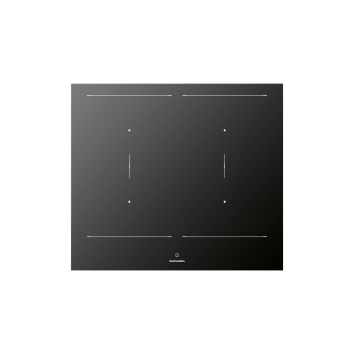 Barazza Piano cottura a induzione CITY 1PIDC60N in vetroceramica nero da 58 cm