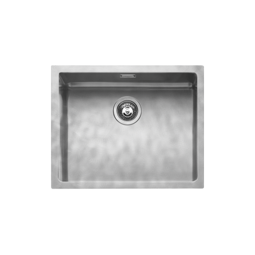 Barazza Single bowl sink R15 VINTAGE 1X50V vintage stainless steel finish 54x44 cm