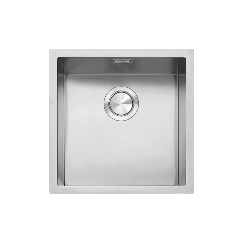Barazza Lavello una vasca R12 1QR40I finitura inox satinato da 45.5x45.5 cm