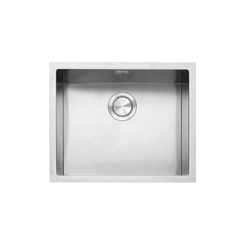Barazza Fregadero de una cubeta R12 1QR50I 55,5x45,5 cm acabado acero inoxidable satinado