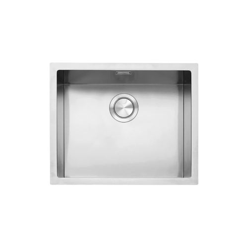 Barazza Single bowl sink R12 1QR50I 55.5x45.5 cm satin stainless steel finish