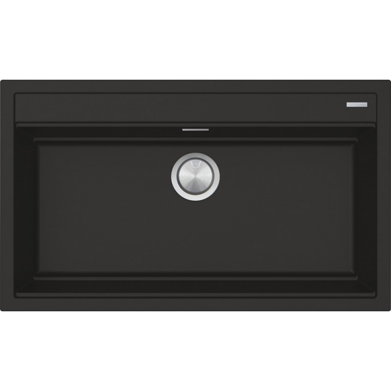  Barazza Single bowl sink CITY 1LCY91N black b_granite finish 86x51 cm