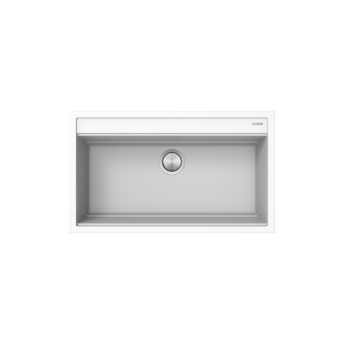 Barazza Évier simple CITY 1LCY91B blanc finition b_granite 86x51 cm