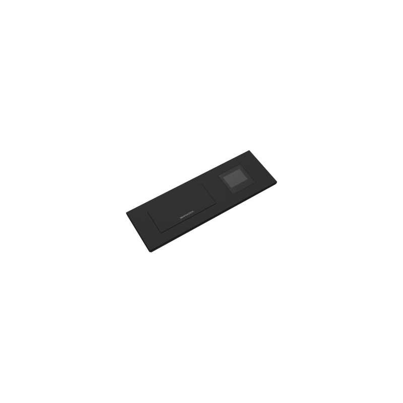  Barazza Scale 1CBLN finition inox noir mat 41x14 cm