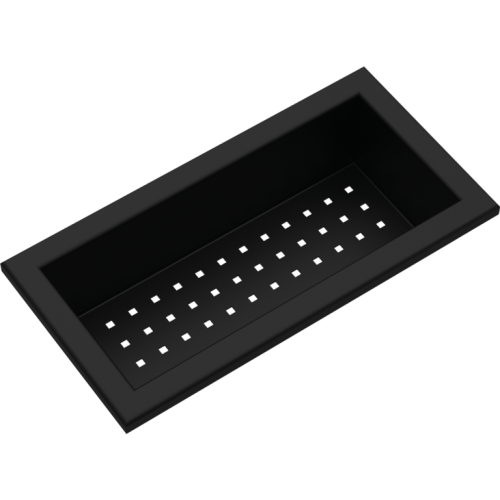 Barazza Vaschetta forata 1CVSN finitura inox nero oaco da 27.2 cm
