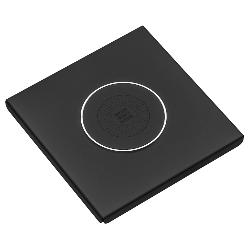  Enceinte Bluetooth Barazza 13,6 cm 1CCAN finition inox noir mat
