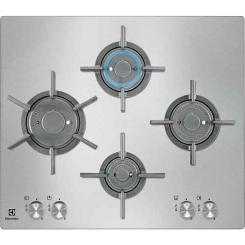 Electrolux Gas hob UltraFlat VerticalFlame PQF645UOX stainless steel finish 60 cm