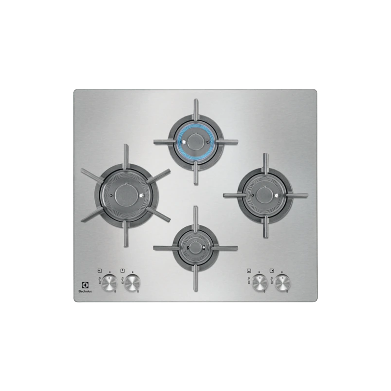  Electrolux Gas hob UltraFlat VerticalFlame PQF645UOX stainless steel finish 60 cm
