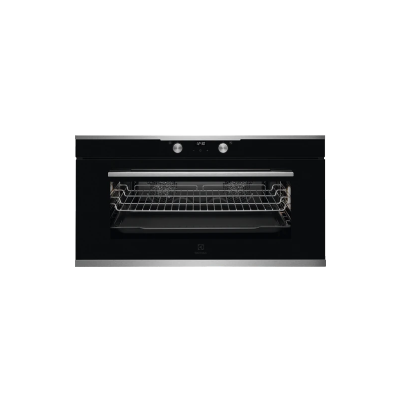  Four compact multifonction Electrolux SurroundCook KBZE10X 90 cm en verre noir Intuit