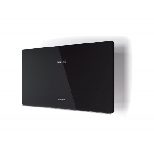Faber Hotte murale GLAM FIT ZERO DRIP BK 80 330.0615.657 80 cm finition verre noir