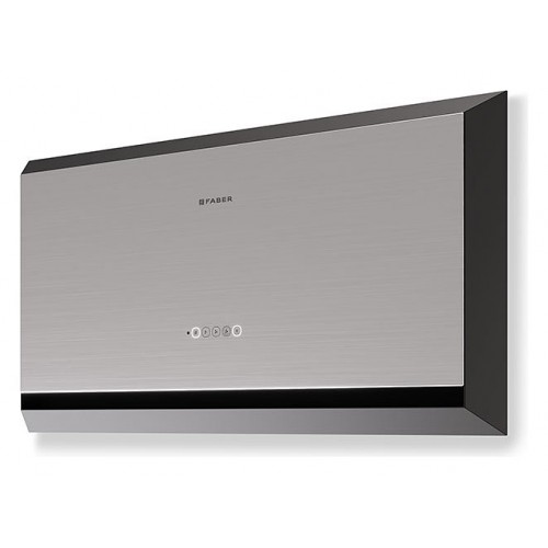 Faber Hotte murale TWICE ARIES X / BK MATT A90 330.0541.073 90 cm en acier inoxydable et finition noir mat