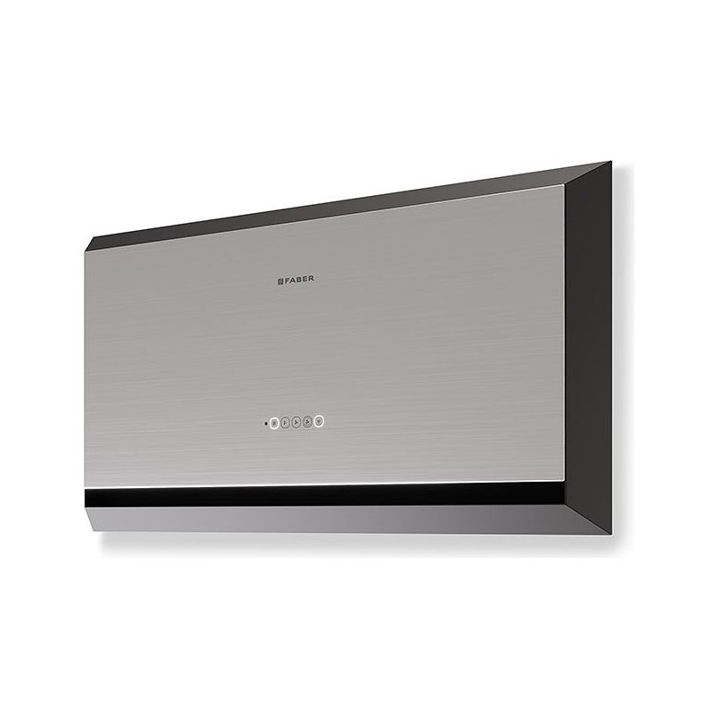  Faber Wall hood TWICE ARIES X / BK MATT A90 330.0541.073 90 cm stainless steel and matt black finish