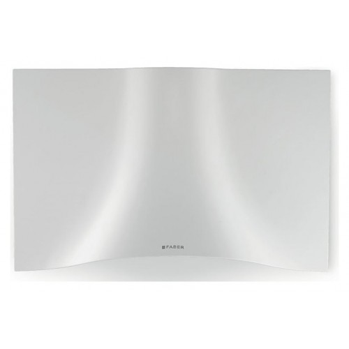 Faber Wall hood VEIL WH A90 110.0324.953 white finish and 90 cm stainless steel chimney