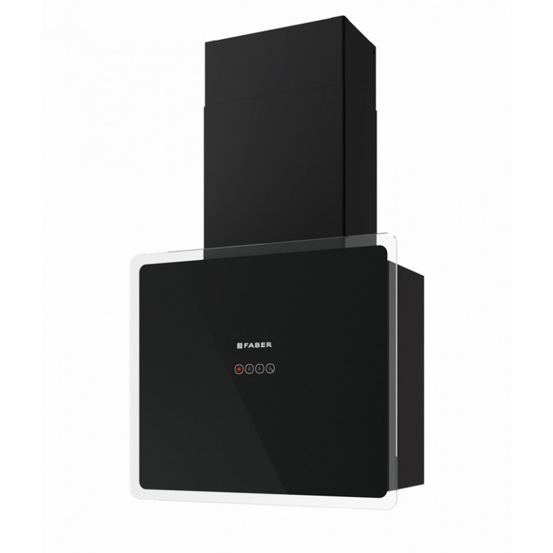  PRONTA CONSEGNA - Faber Cappa a parete GLAM FIT 55 BK 330.0528.270 finitura vetro nero da 55 cm 