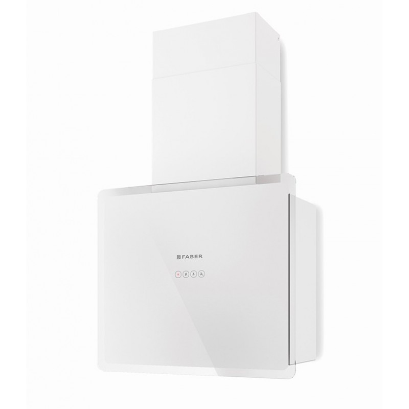  Faber Campana de pared GLAM FIT 55 WH 330.0528.301 55 cm acabado cristal blanco