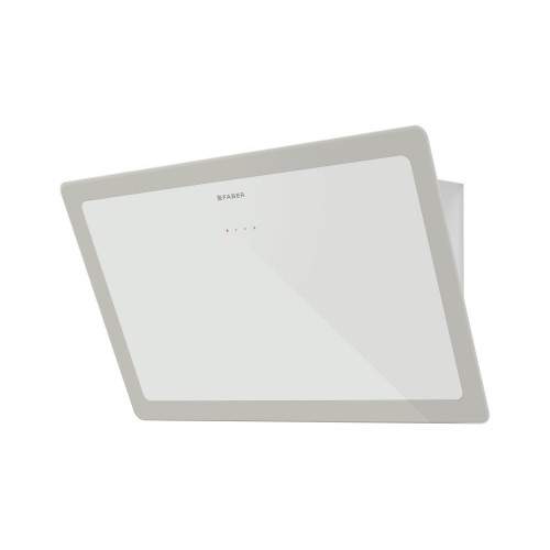 PRONTA CONSEGNA - Faber Cappa a parete GLAM-LIGHT EV8+ WH/WG A80 110.0456.116 finitura vetro bianco e warm gray 3C da 80 cm