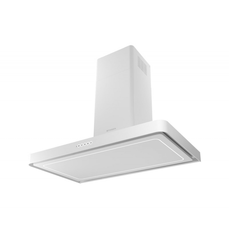  Faber Hotte murale T-LIGHT EV8 + WH MATT A90 110.0456.269 90 cm finition blanc mat