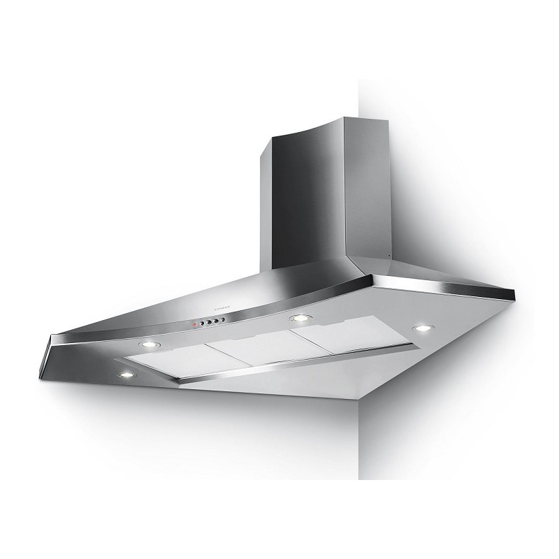  Faber Wall corner hood SOLARIS EG6 LED X A100 320.0538.968 stainless steel finish 100x100 cm