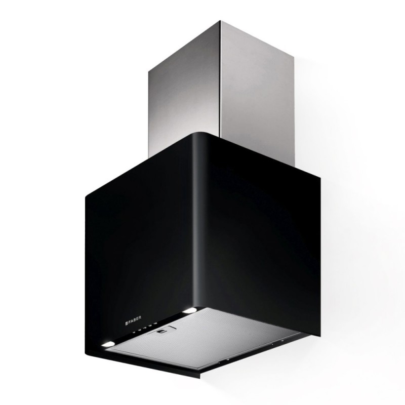 Faber Campana de pared LITHOS EG6 LED BK A45 335.0533.563 45 cm acabado negro mate