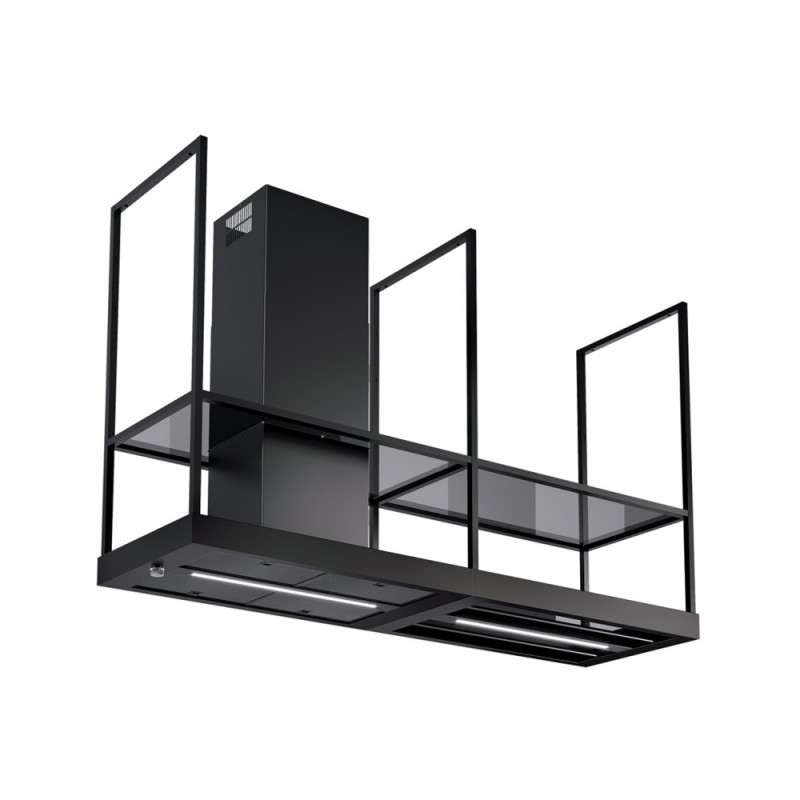  Faber Island hood T-SHELF EV8 BK MATT A180 325.0606.131 180 cm matt black finish