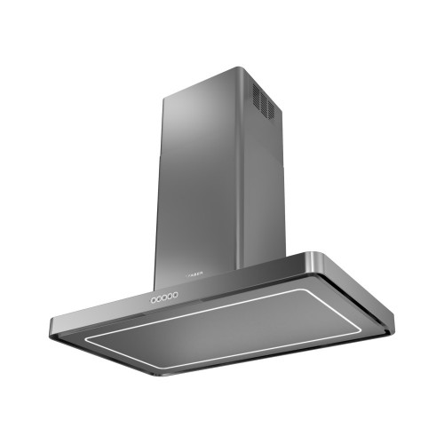Faber Island hood T-LIGHT ISOLA EV8 + X A100 110.0456.264 100 cm stainless steel finish