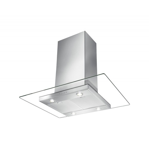 Faber Island hood GLASSY ISOLA / SP EV8 X / V NS A90 325.0617.019 90 cm stainless steel and glass finish
