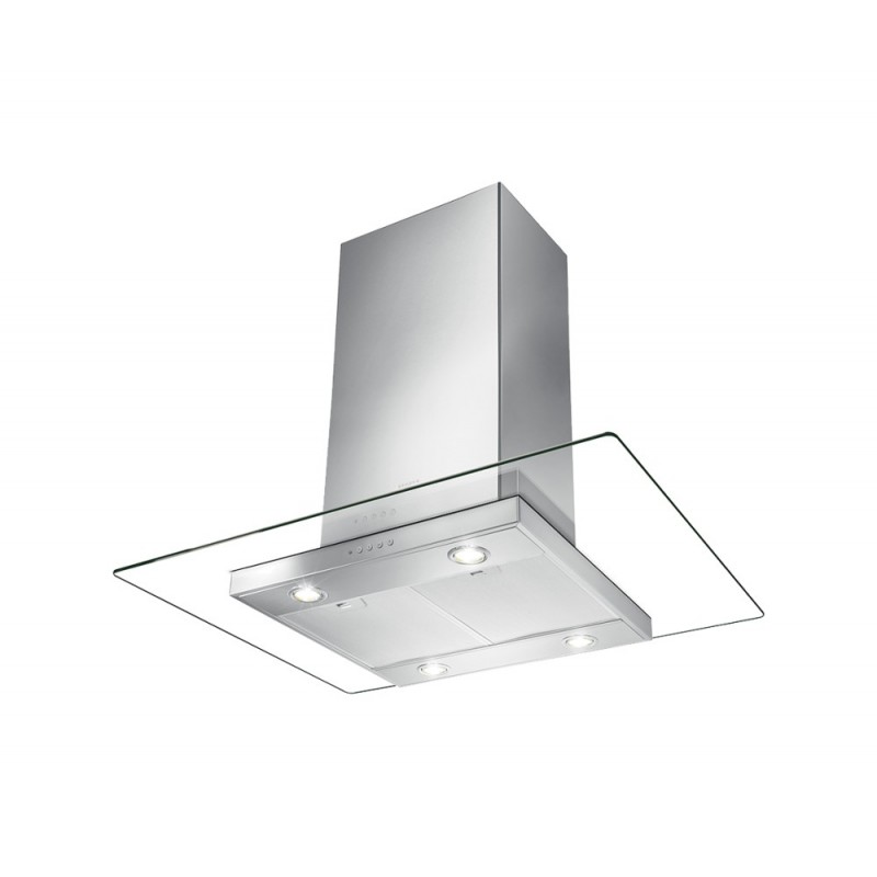  Faber Island hood GLASSY ISOLA / SP EV8 X / V NS A90 325.0617.019 90 cm stainless steel and glass finish
