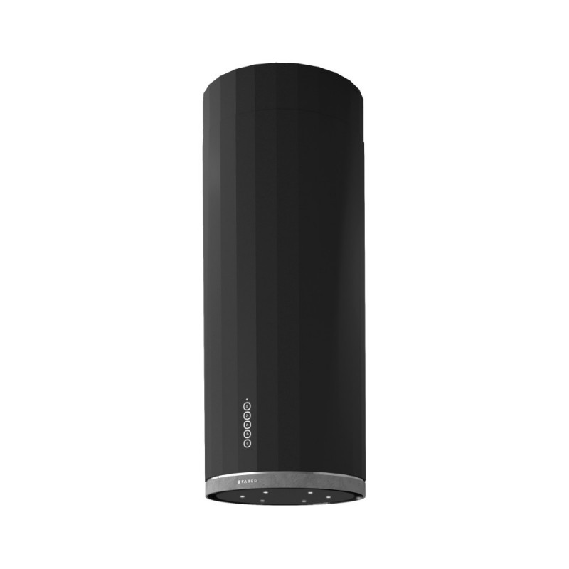  Faber Island hood CORINTHIA ISOLA EV8 + DG MATT / CONCRETE A37 110.0456.220 Ø37 cm matt dark gray finish and concrete