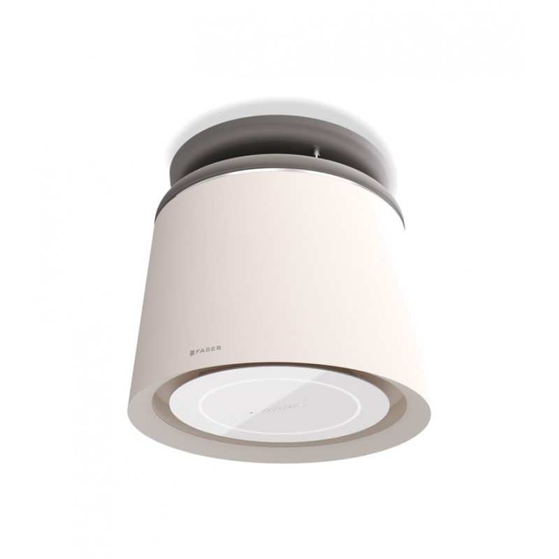  Faber Up & Down campana isla suspendida CÈLINE PLUS WW / CG MATT KL 345.0541.064 acabado blanco cálido y gris country mate