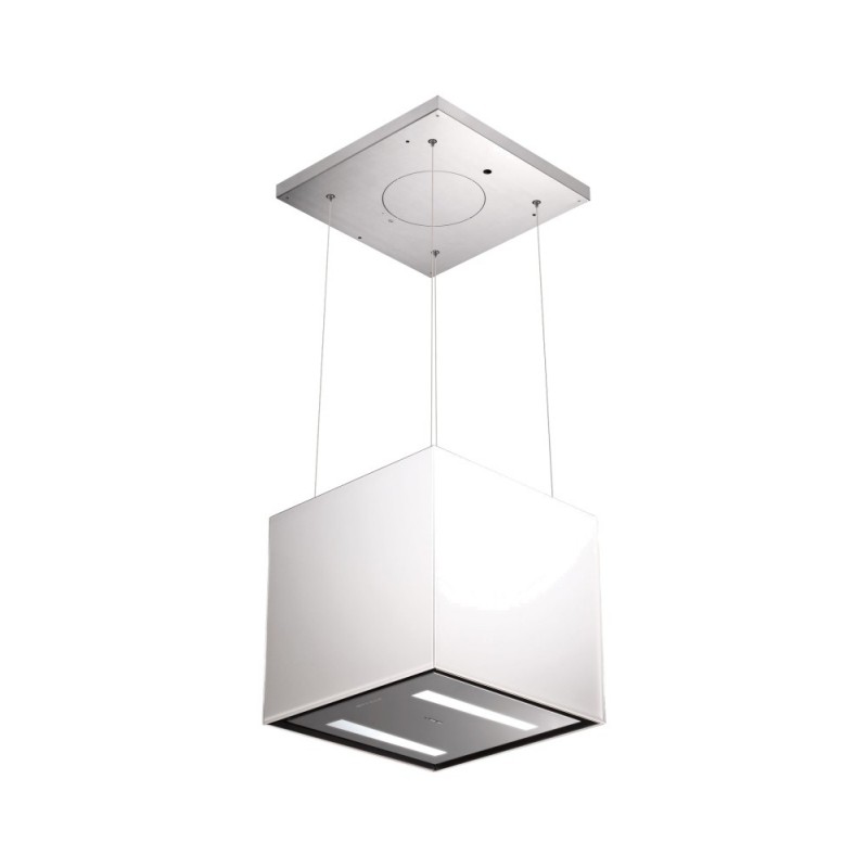  Faber Hotte îlot suspendue LYBRA PLUS KL 110.0255.507 finition acier inoxydable et verre 41 cm