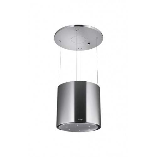 Faber ZOOM PLUS campana isla suspendida 345.0492.568 acabado acero inoxidable Ø40 cm