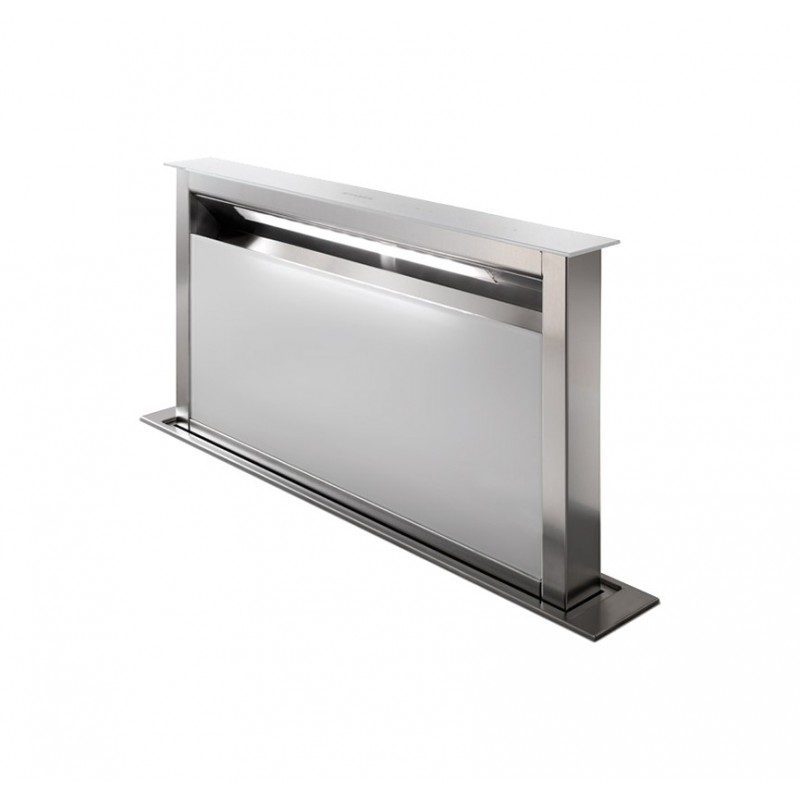  Faber Downdraft hood FABULA PLUS EV8 + WH A90 340.0492.567 90 cm stainless steel and white glass finish