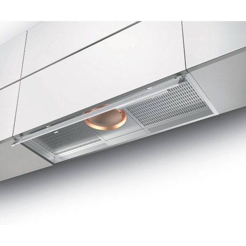 Faber Built-in hood ILMA TOUCH X A120 305.0567.014 stainless steel finish and white glass 120 cm