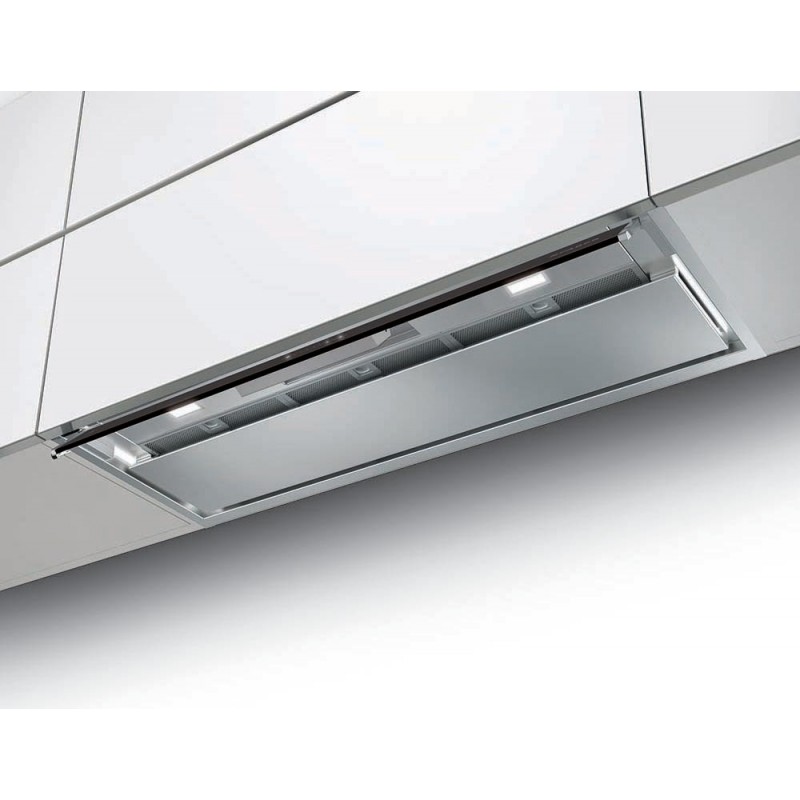  Faber Hotte encastrable IN-NOVA AIR X KL A120 305.0615.701 finition acier inoxydable et verre noir 120 cm