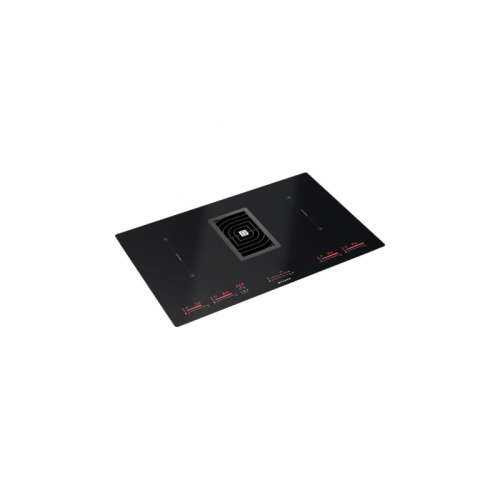 Faber Induction hob with integrated hood GALILEO SMART BK F830 + KIT LL H80 340.0605.734 in black glass ceramic 83 cm