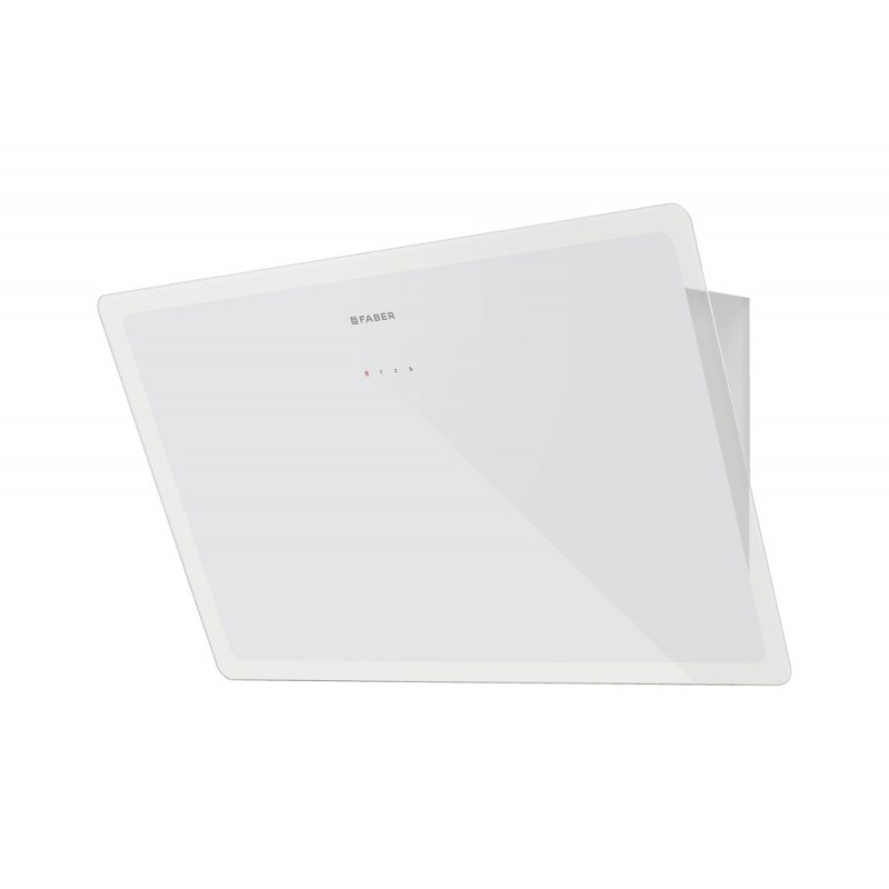  Faber Wall hood GLAM-LIGHT EV8 + WH / T A80 110.0456.143 80 cm white and transparent glass finish