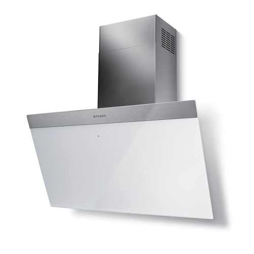Faber Wall hood DAISY + WH A80 330.0612.371 80 cm white glass finish