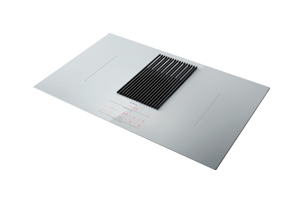 Elica Piano cottura a induzione con cappa filtrante integrata NIKOLATESLA LIBRA WH/F/83 PRF0147775A finitura bianco da 83 cm