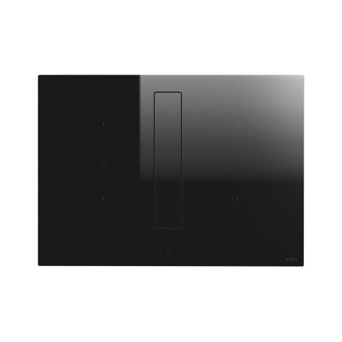 Plaque à induction Elica: NIKOLATESLA FIT BL/A/72 PRF0167054 72 cm en verre noir avec hotte.