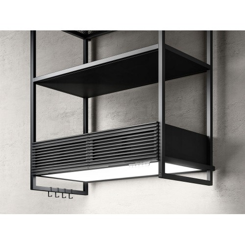 Elica Wall hood OPEN SUITE BL / F / 80 PRF0166703 black finish with soft touch effect 80 cm