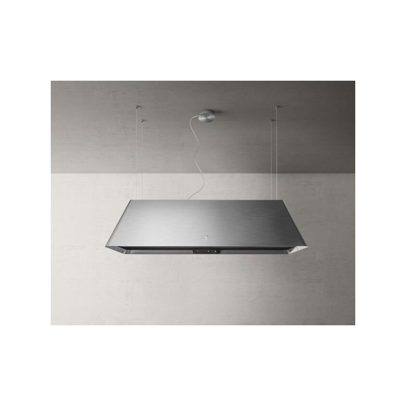  Hotte îlot Elica IKONA MAXXI PURE IX/F/120 PRF0171196, 120 cm, finition inox