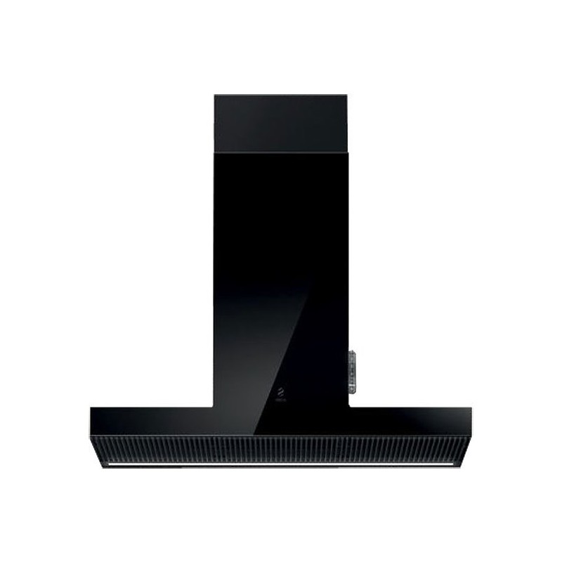  Hotte murale Elica HAIKU BL/A/90 PRF0146265, finition verre noir, 90 cm