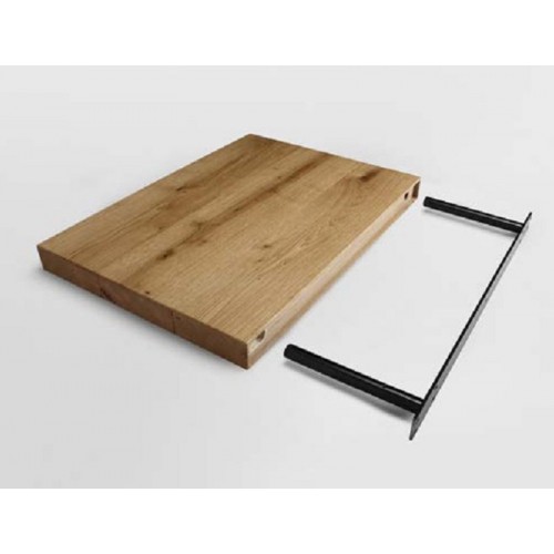 Elica: Kit mensola muro KIT0120946 in rovere da 60 cm