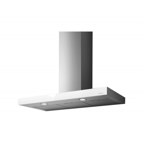 Campana extractora de pared Elica JOY WHIX/A/60 PRF0104630A en acero inoxidable y cristal blanco, 60 cm