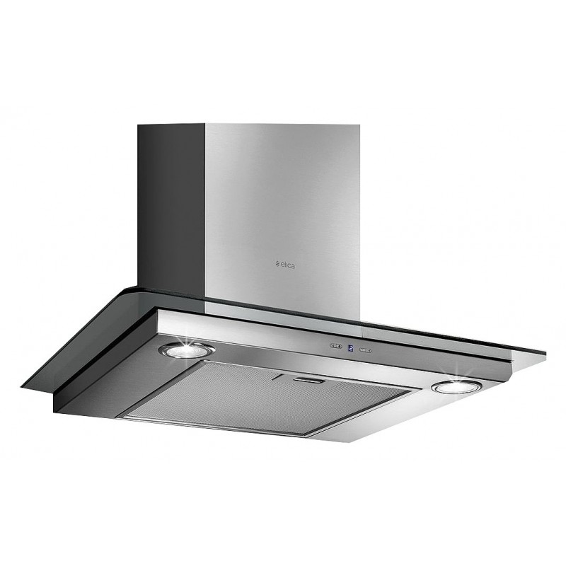  Elica TRIBE A IX/A/60 PRF0150292 wall mounted hood in stainless steel and glass finish, 60 cm